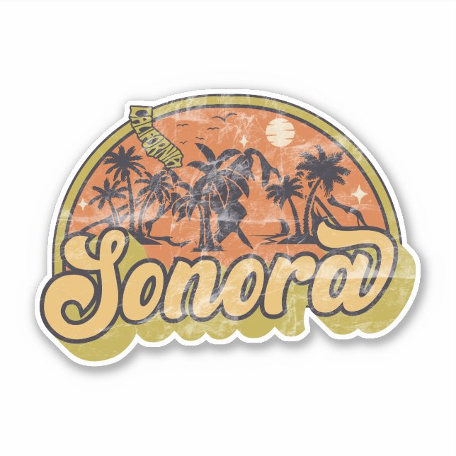 Sonora, Kalifornien Aufkleber (Vorderseite)