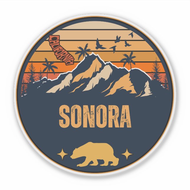 Sonora, Kalifornien Aufkleber (Vorderseite)