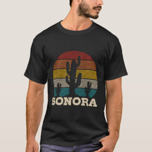 Sonora Mexico Cactus Vintag Retro Desert Souvenir T-Shirt