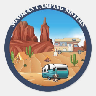 Sonoran Camping Sisters Sticker
