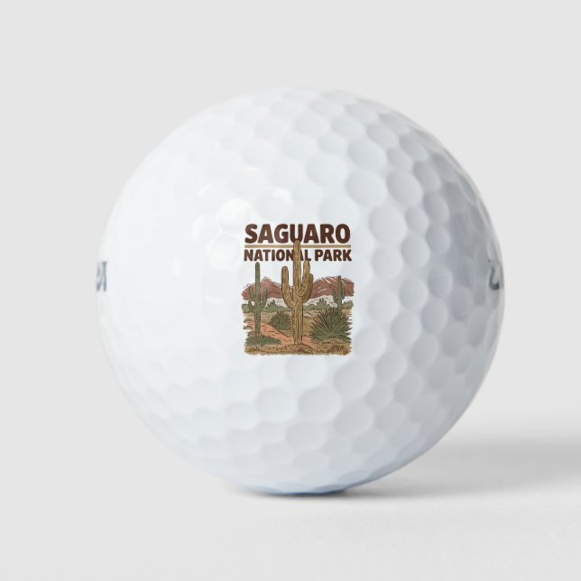 Sonoran Desert Saguaro Nationalpark Golfball (Vorderseite)
