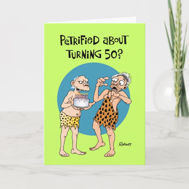 Sons 50. Geburtstagskarte Karte (Vorderseite)
