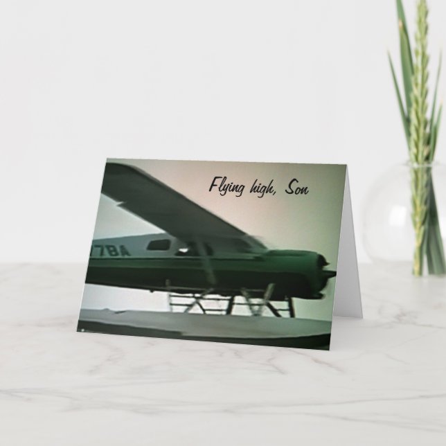 SONS ABSCHLUSS FLIEGENDER HOHER SOHN KARTE (Vorderseite)