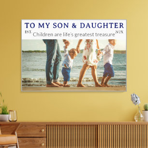 Sons & Daughters Day – Individuelle Familienleinwa Leinwanddruck