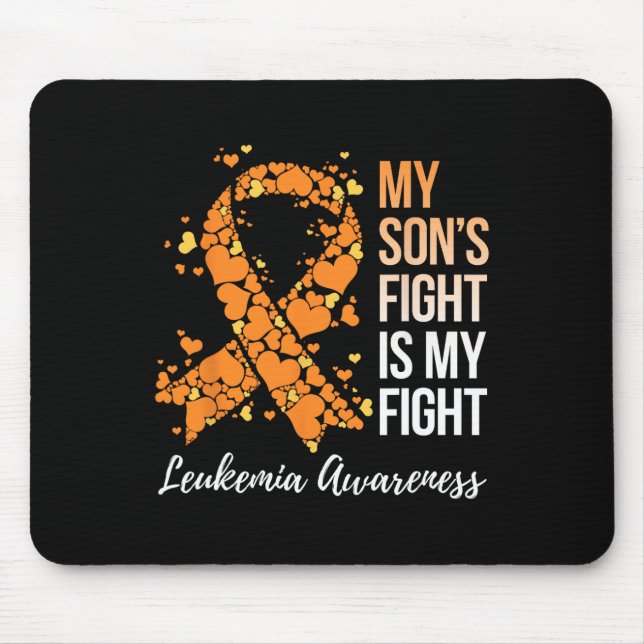 Son's Fight is my Fight Leukemia Awareness Mousepad (Vorne)