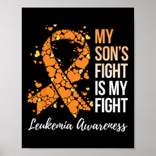 Son's Fight is my Fight Leukemia Awareness Poster