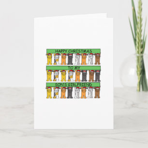 Son's Girlfriend Weihnachten Niedlichen Katzen