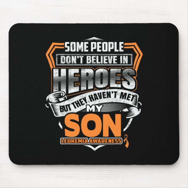 Son's Kampf ist meine Leukämie-Bewusstsein Mousepad (Vorne)