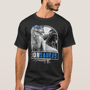 Sonsaurus T Rex Son Saurus Dinosaur Boy Kid Dino T-Shirt
