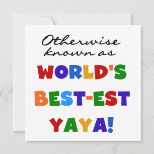 Sonst die bekanntesten Yaya-T - Shirt und Geschenk