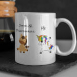 Sonstige Personalfachleute ich Unicorn Personal Kaffeetasse<br><div class="desc">This design was created though digital art. It may be personalized in the area provide or customizing by choosing the click to customize further option and changing the name, initials or words. You may also change the text color and style or delete the text for an image only design. Kontakt...</div>