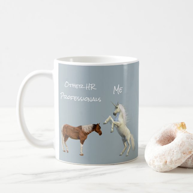 Sonstige Personalfachleute ich Unicorn Personal Kaffeetasse (Mit Donut)