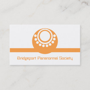 Sonstiges Business Card, Orange Visitenkarte