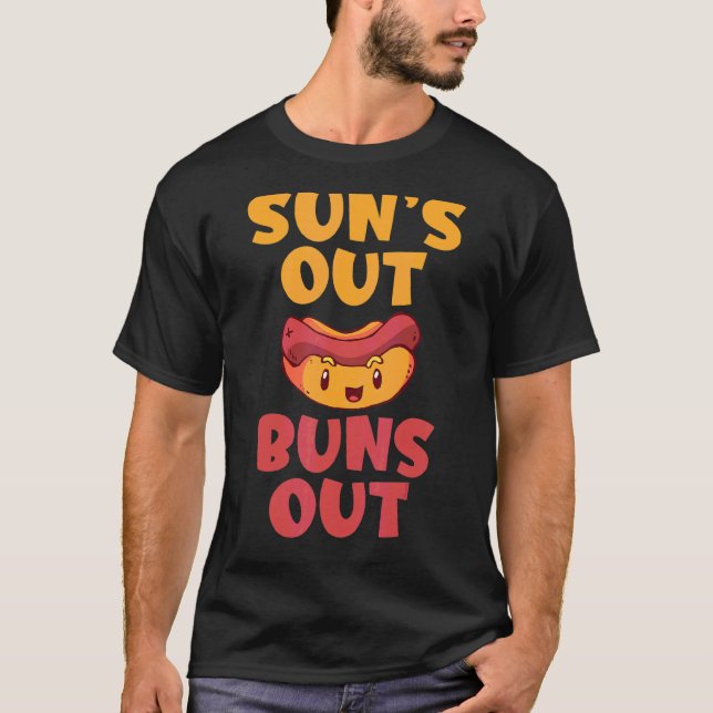Sonuns Buns Out Hotdog T-Shirt (Vorderseite)