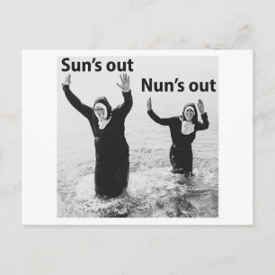 Sonuns out Nuns aus Postkarte
