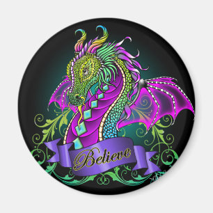 Sonya Glaube Rainbow Dragon Magnet