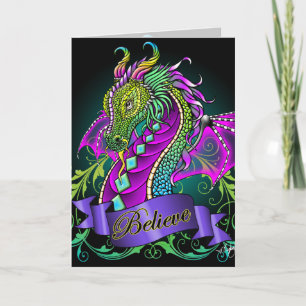 "Sonya" Regenbogen glauben Dragon Art Card Karte