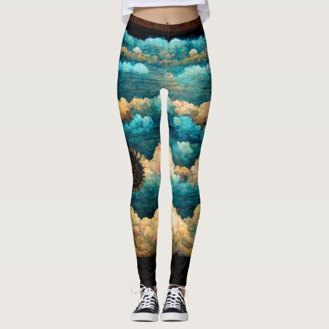 Sony's Magical Cigar Box Guitar I Leggings (Vorderseite)