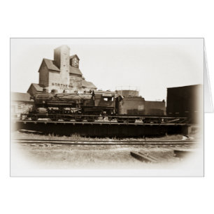 Soo Linie Lokomotive bei Manitowoc auf Turntable