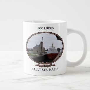 Soo Locks Seil Jumbo-Mug Jumbo-Tasse
