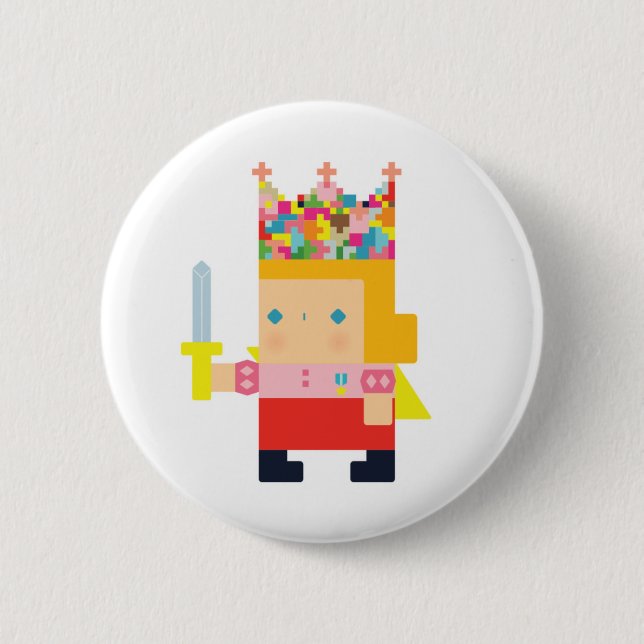 soo nemo Prinzessinknopf Button (Vorderseite)