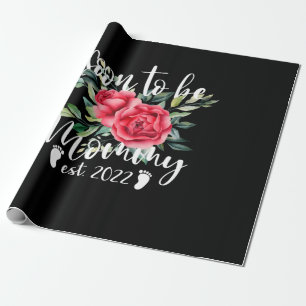 Soon To Be Mommy 2022 Mother's Day First Time Geschenkpapier