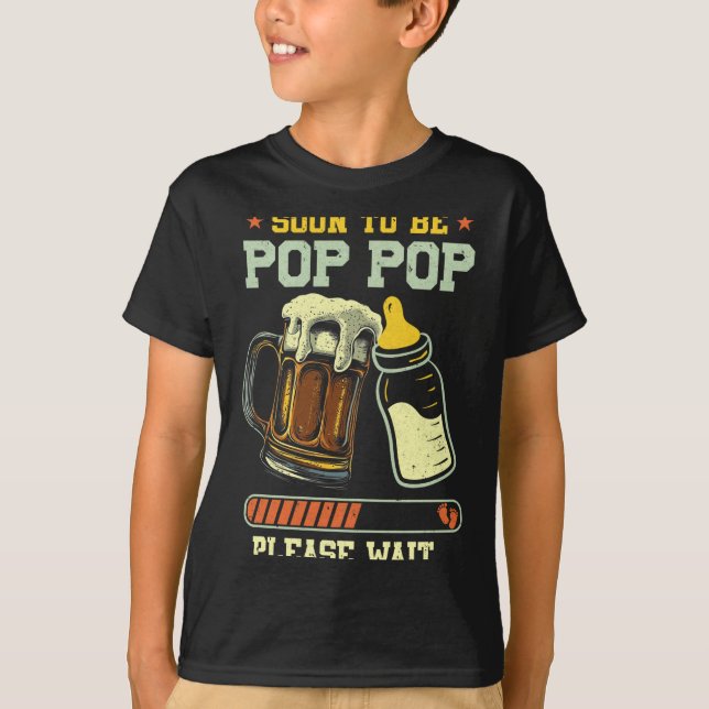 Soon To Be P P Est 2025 Pregnancy Announcement  T-Shirt (Vorderseite)