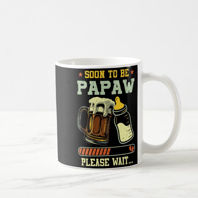 Soon To Be Papaw Est 2025 Pregnancy Announcement L Kaffeetasse (Rechts)