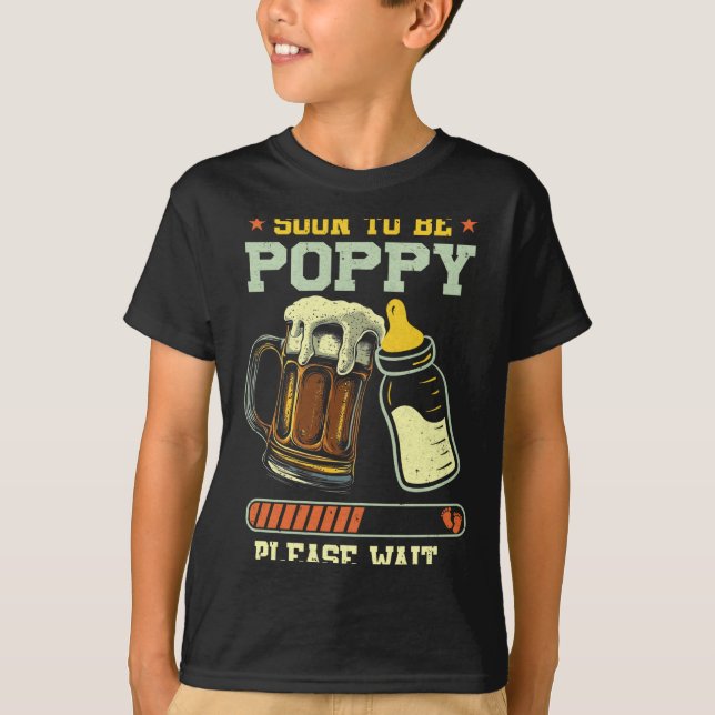 Soon To Be Ppy Est 2025 Pregnancy Announcement L  T-Shirt (Vorderseite)