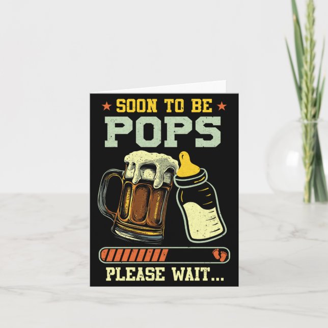 Soon To Be Ps Est 2025 Pregnancy Announcement Lo  Karte (Vorderseite)