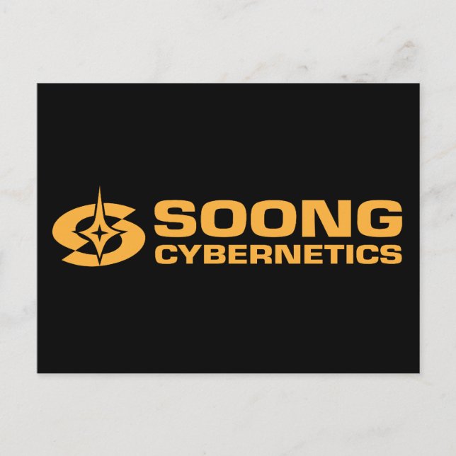 Soong Cybernetics - Noonien Soong Postkarte (Vorderseite)