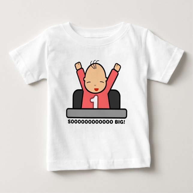 Soooo Big! (Girl-Version 2) Baby T-shirt (Vorderseite)