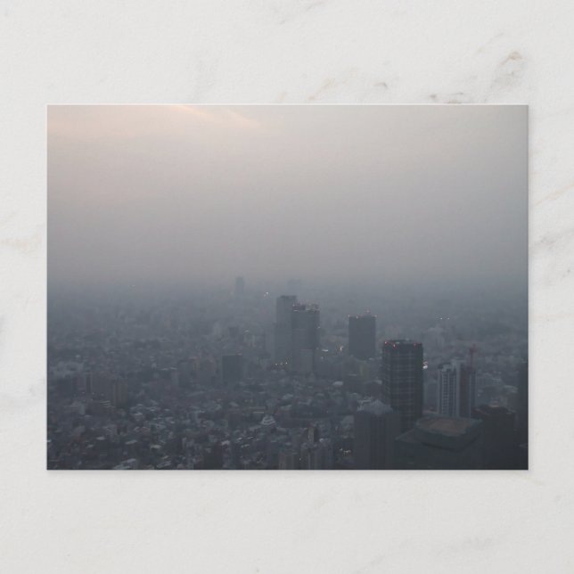 Soot-stained skyscrapers postkarte (Vorderseite)
