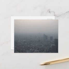 Soot-stained skyscrapers postkarte