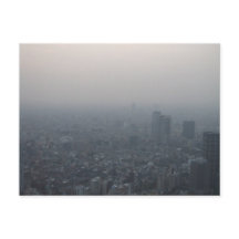 Soot-stained skyscrapers