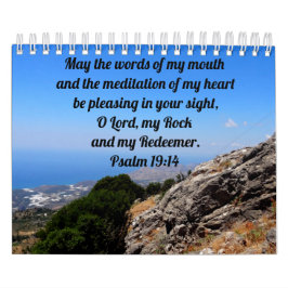 Soothing Bible Verses Custom Christian Kalender