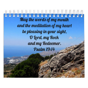 Soothing Bible Verses Custom Christian Kalender