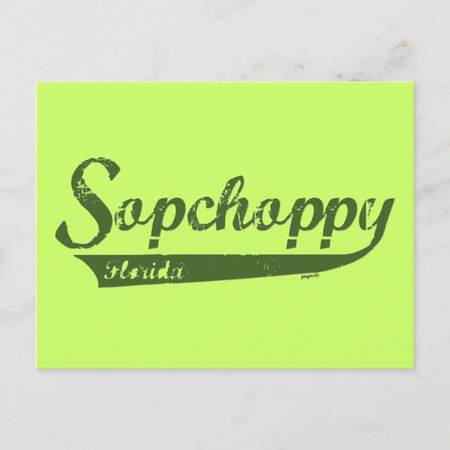Sopchoppy Postkarte (Vorderseite)