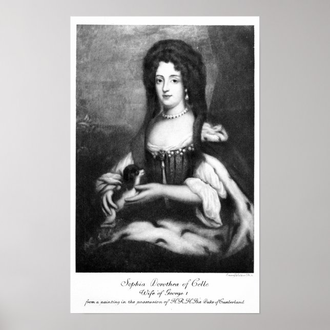 Sophia Dorothea von Celle Poster (Vorne)