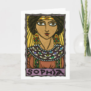 Sophia Greeting Card Karte