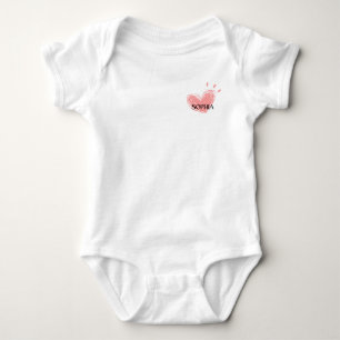 Sophia Heart Baby Bodysuit Strampler