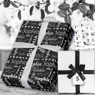 Sophia Individuelle Name Geschenkpapier