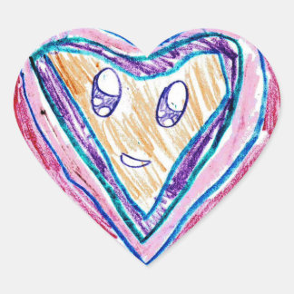 Sophia N. : Herzsticker Herz-Aufkleber
