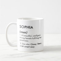 Sophia Name, Bearbeitbarer Name, Benutzerdefiniert