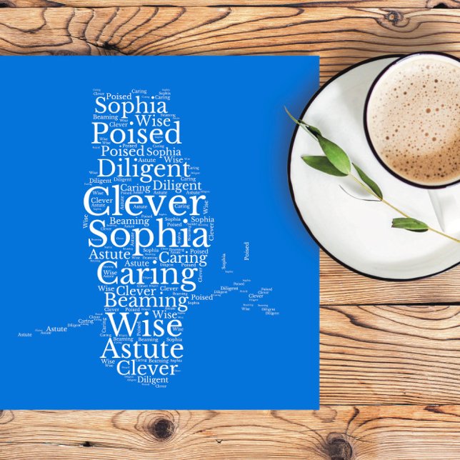 Sophia Name Cloud angepasstes Poster (Von Creator hochgeladen)