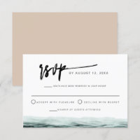 SOPHIA | RSVP-Karte für tropische Wasserfarben