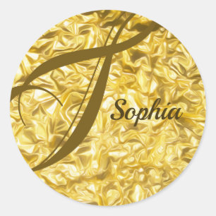 Sophia Runder Aufkleber