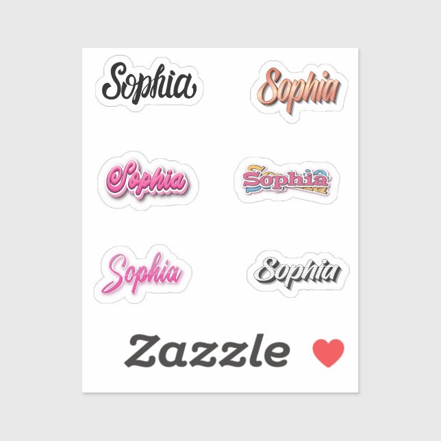 Sophia Sticker Pack (Blatt)