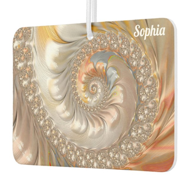 SOPHIA ~ TOPAZ Fraktal Design Muster ~ Original ~ Autolufterfrischer (Links)