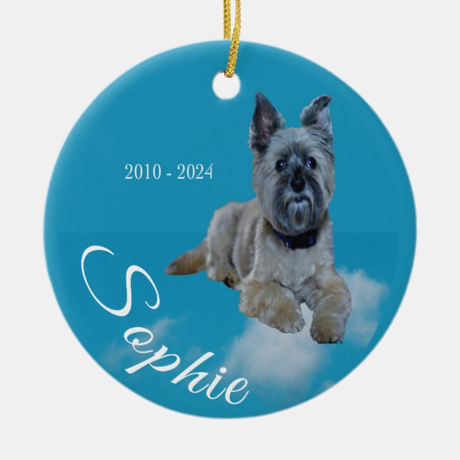 Sophie Beileid Keramik Ornament (Vorne)